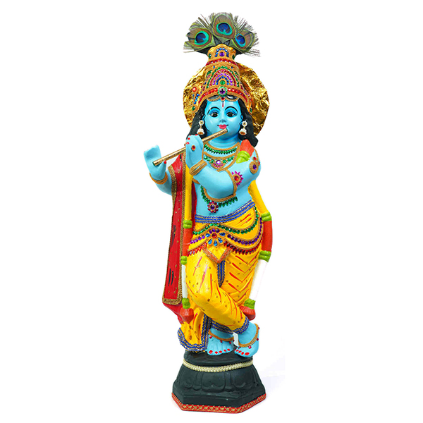 Idolmaker Lord krishna for pooja room home decor 81cm