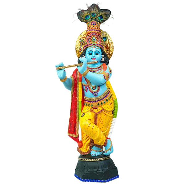 Idolmaker Lord krishna Statue for pooja rooms home decor 100cm