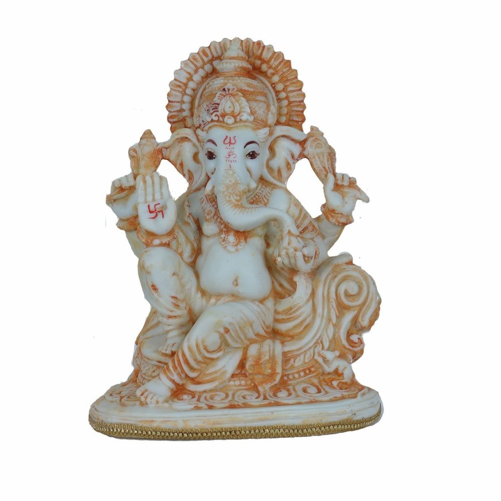 Ganapathi Idol Home Decoration for living room - Idolmaker