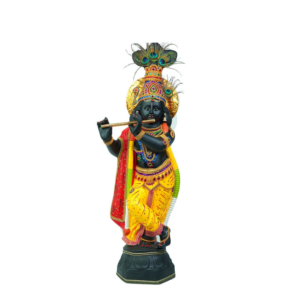black krishna idol
