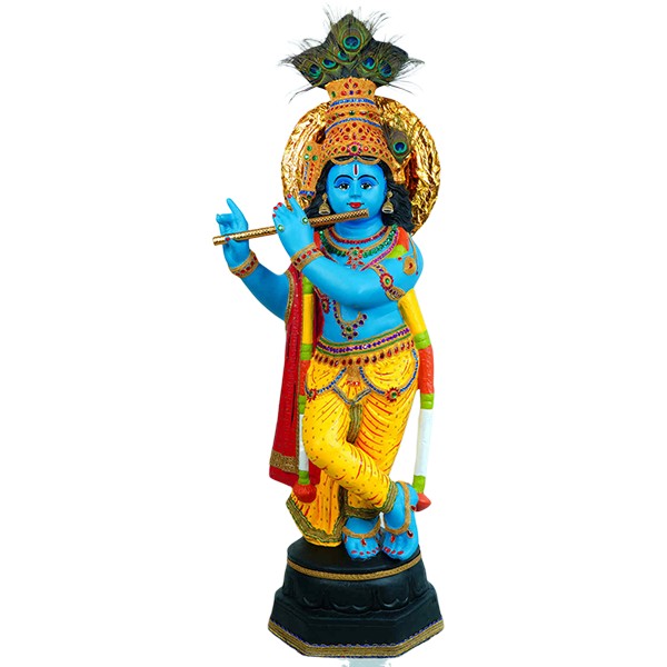 Idolmaker krishna Idol/statue for pooja room home decor 4.5 ft