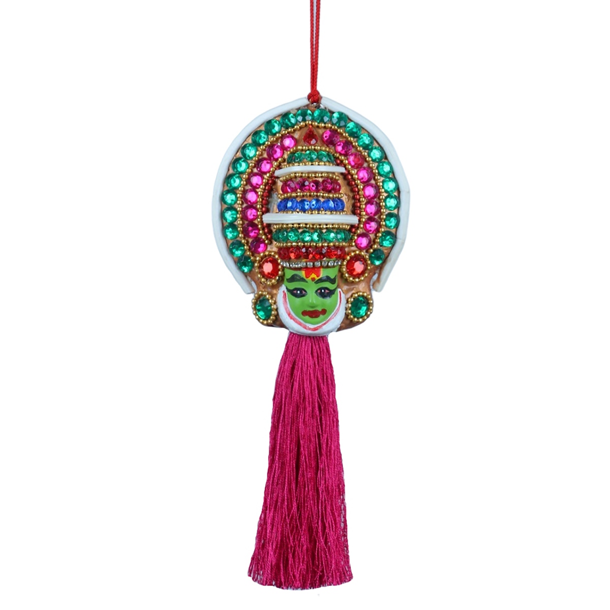 kathakali face for car hanging
