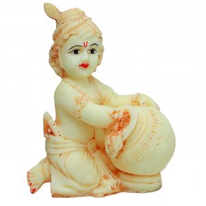 Butter krishna ivory idol for home decor -143004