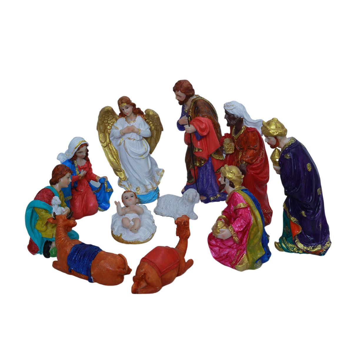 Christmas Nativity/Crib Set-8 Inch -12 piece
