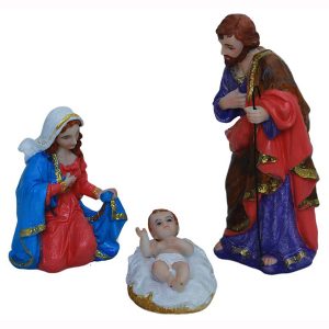Idolmaker Nativity Crib Set for Christmas-8 Inch -3 piece
