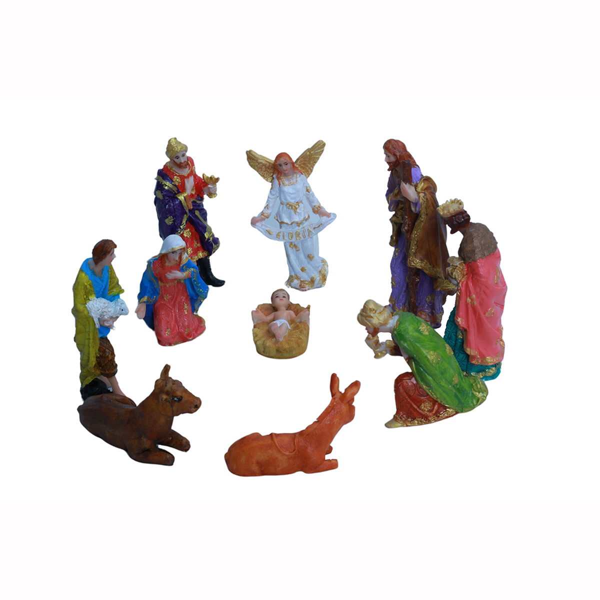 Christmas Crib Set/Nativity-5 inch-12 piece
