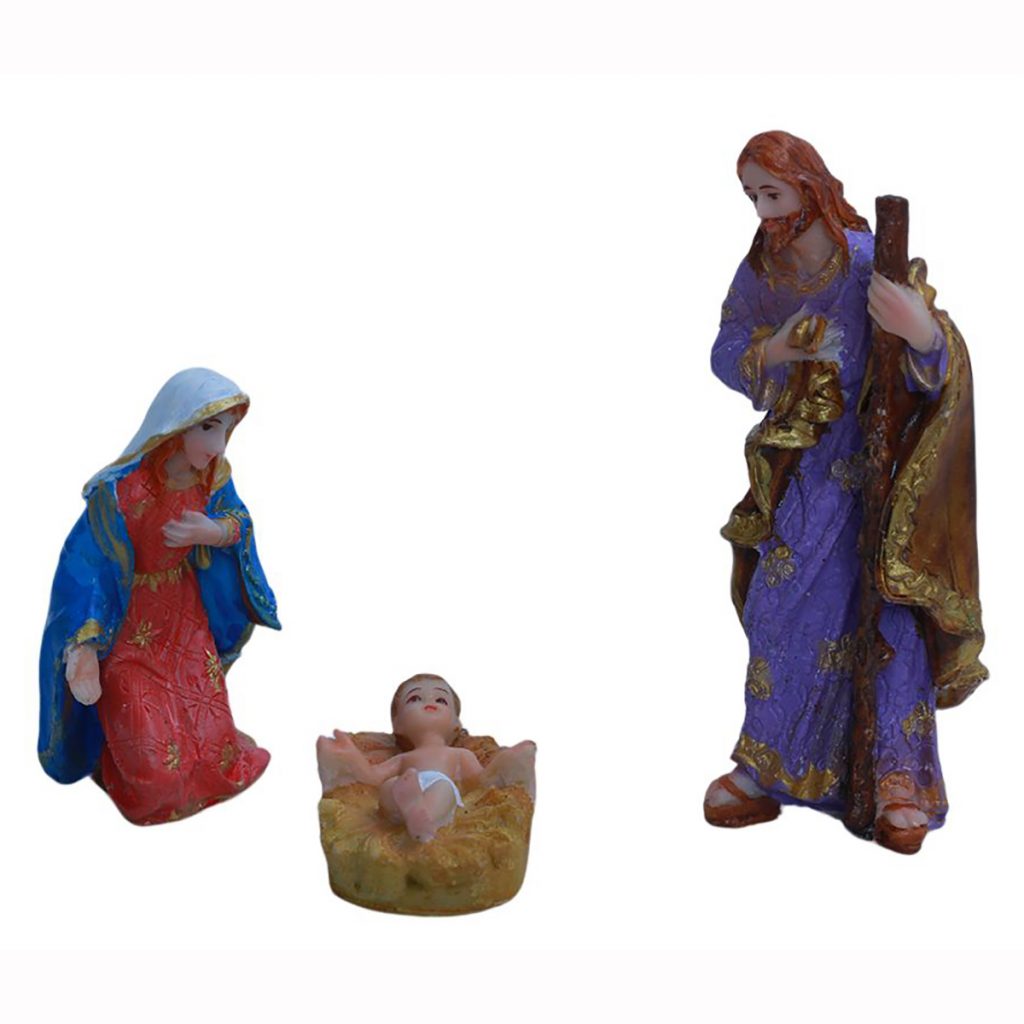 Idolmaker Crib/ Nativity Set for Christmas -5 Inch -3 piece