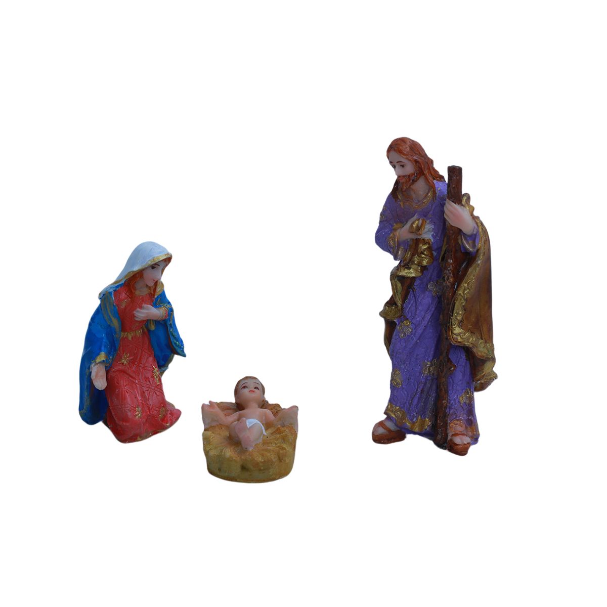 Idolmaker Crib/ Nativity Set for Christmas -5 Inch -3 piece