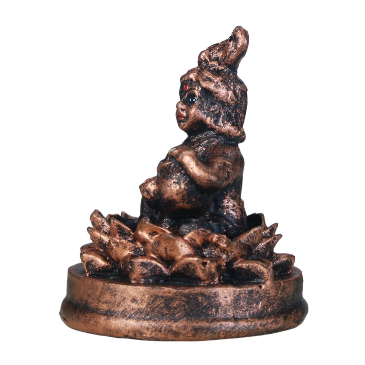 antique krishna statue