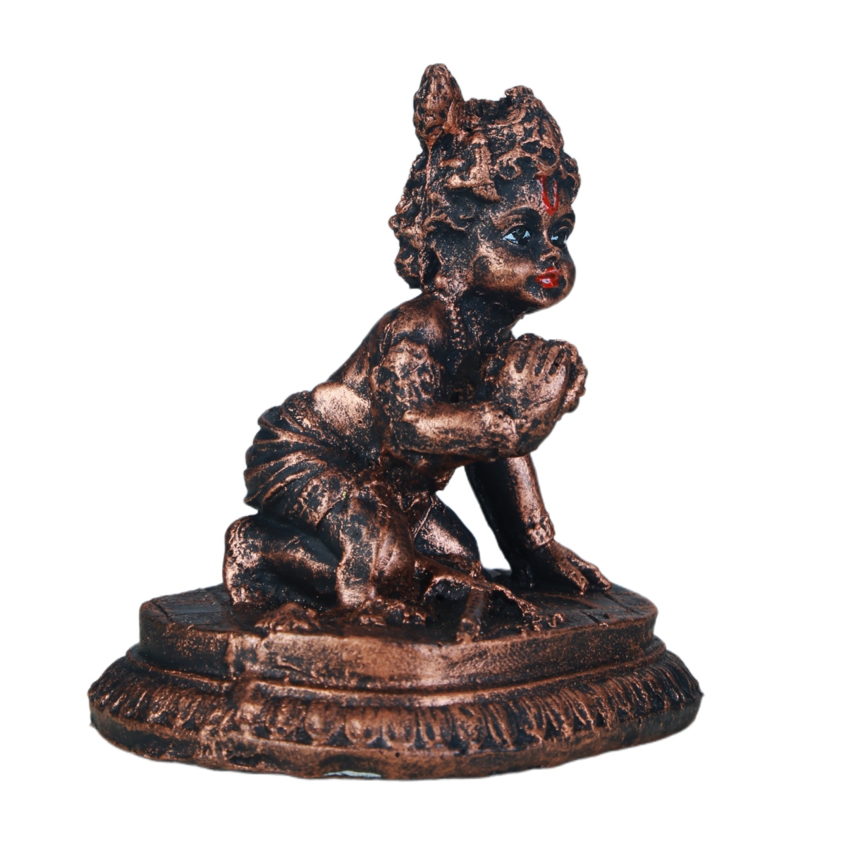 antique krishna idol