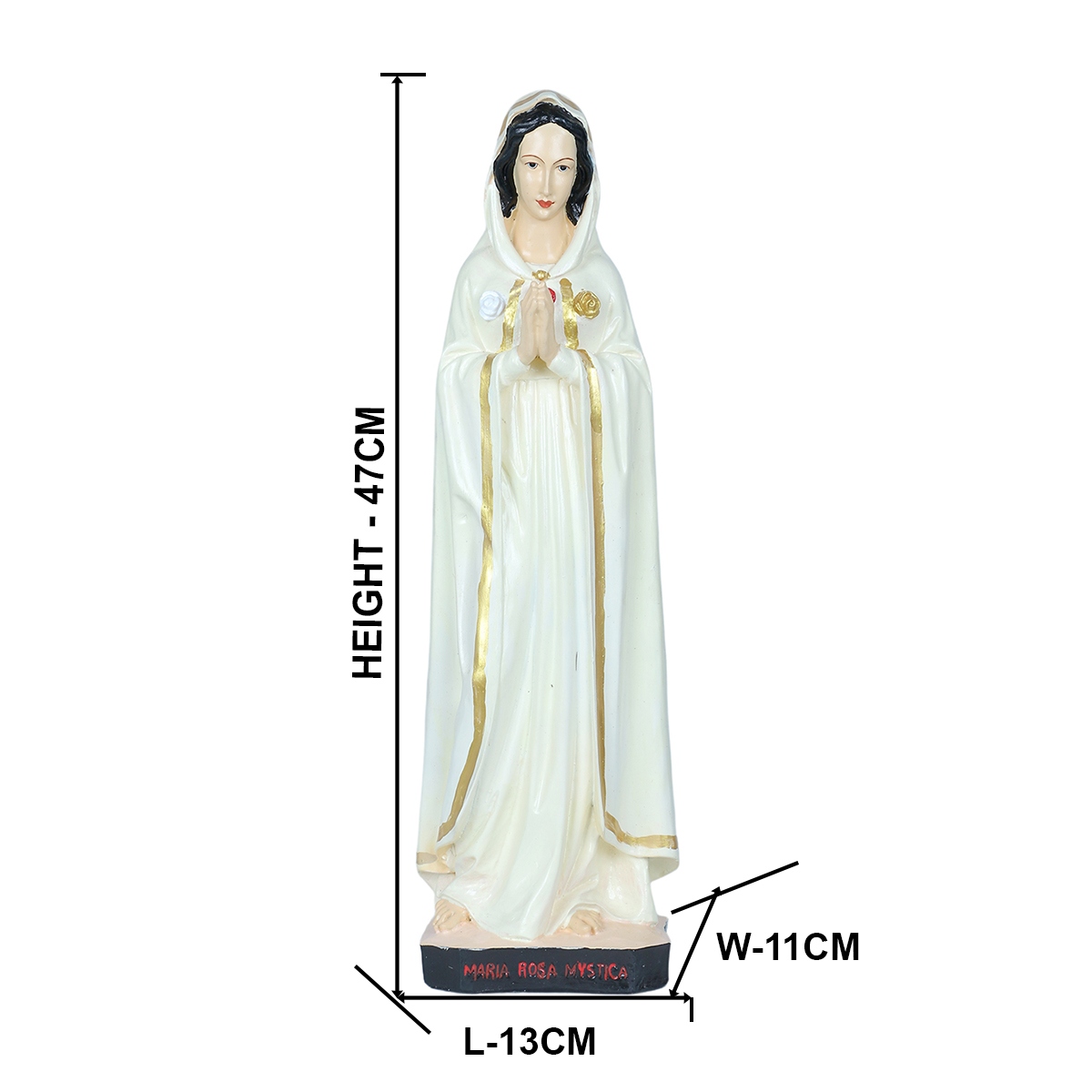Maria Rosa Mystica statue