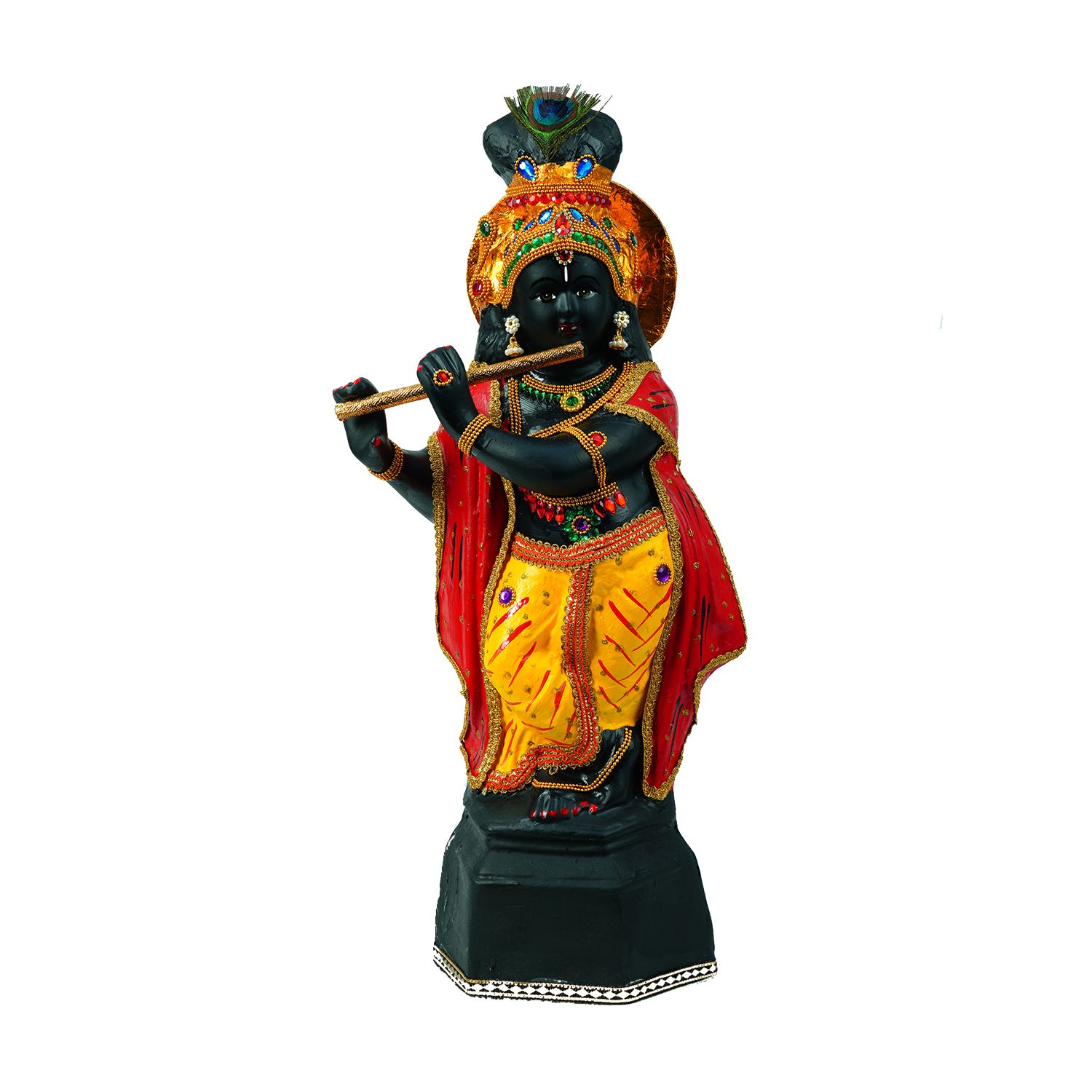 2 feet krishna idol at home