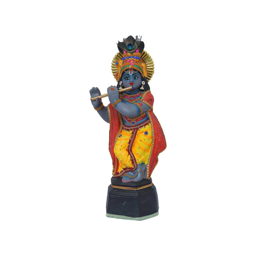 2 Feet Krishna Idol Grey