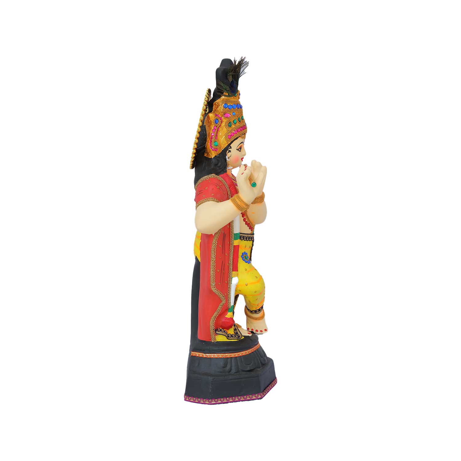 2.25 Feet Krishna Idol Ivory - Image 2