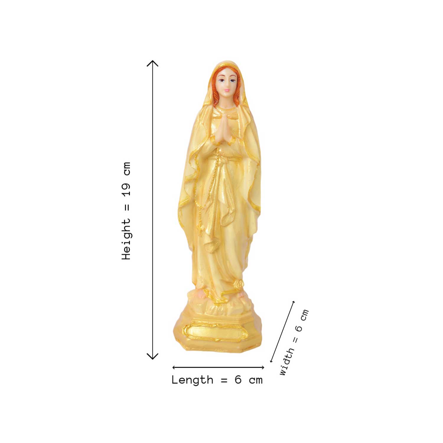 Small Mary Statue - Image 4