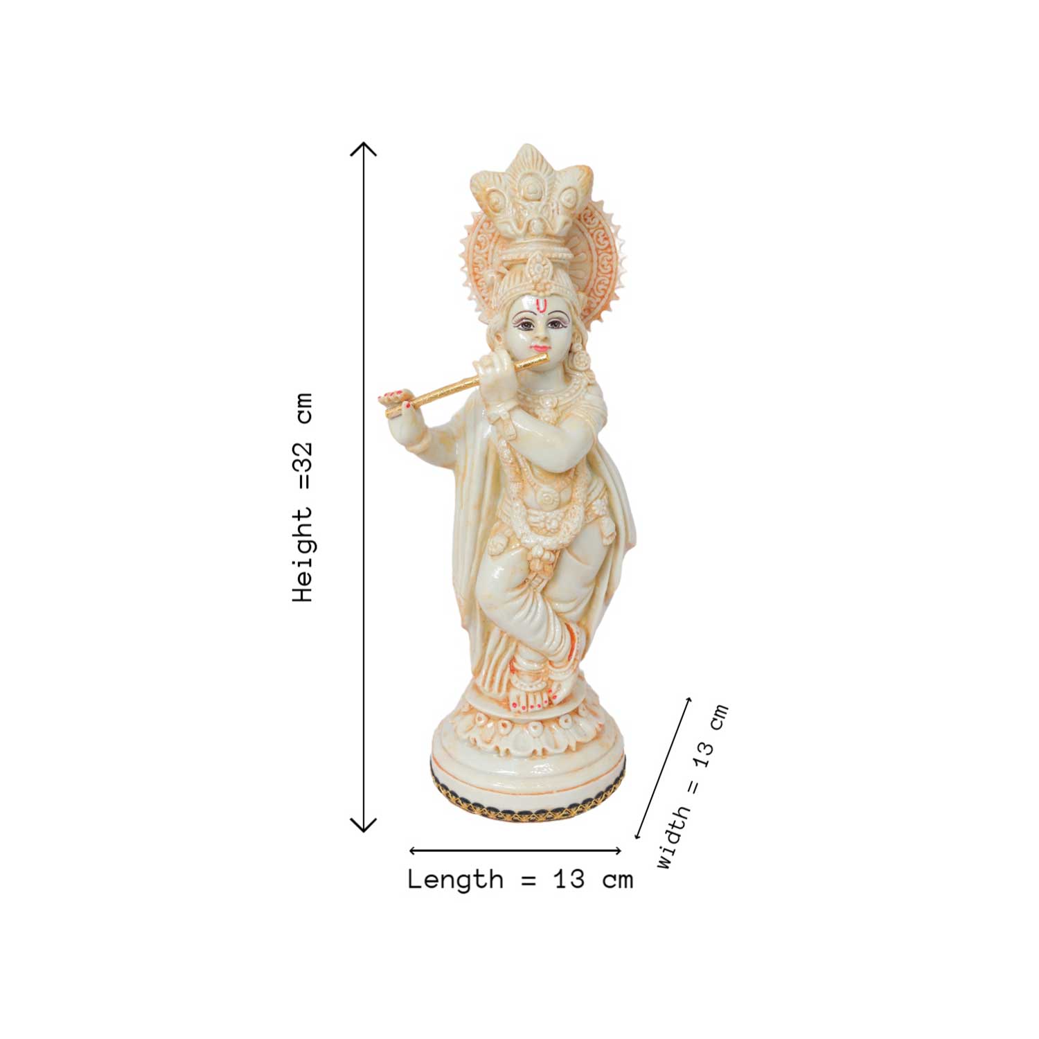 Krishna Statue Small - Image 4