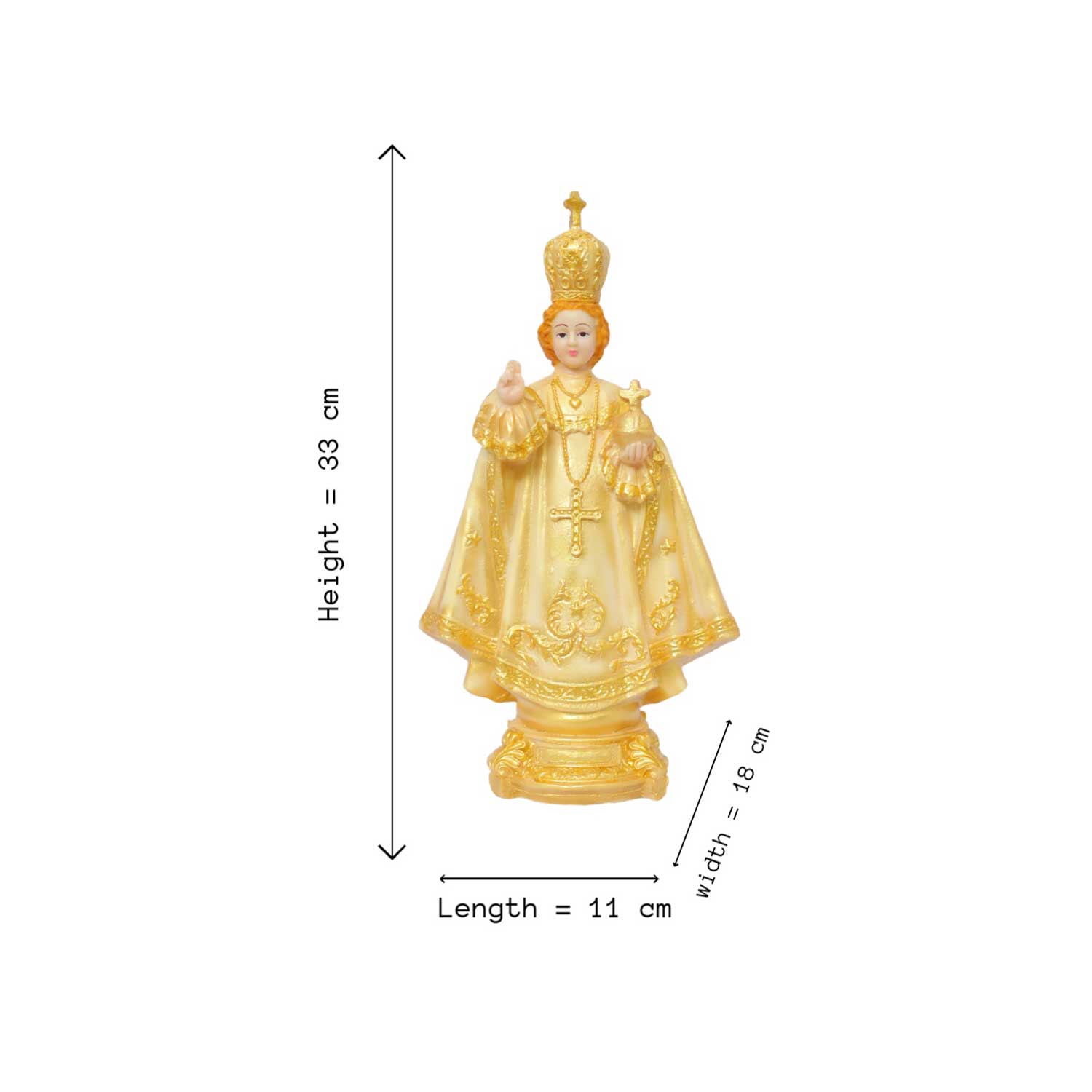 Infant Jesus Statue - Image 3