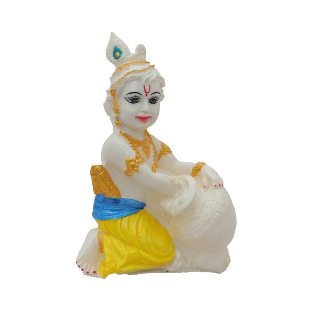 Small Krishna Idol for Car Dashboard