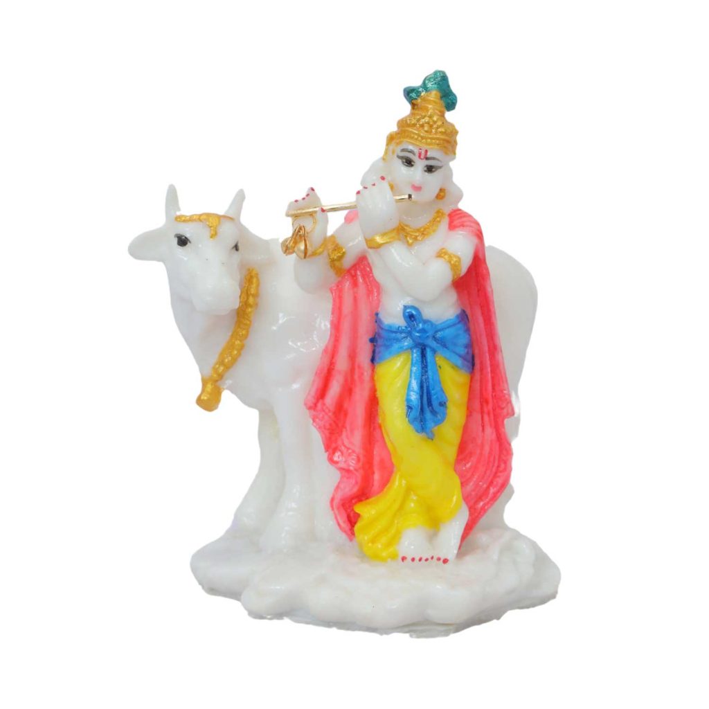 Cow Krishna Statue