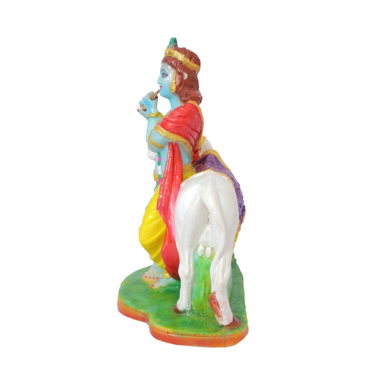 Krishna Statue with Cow - Image 5