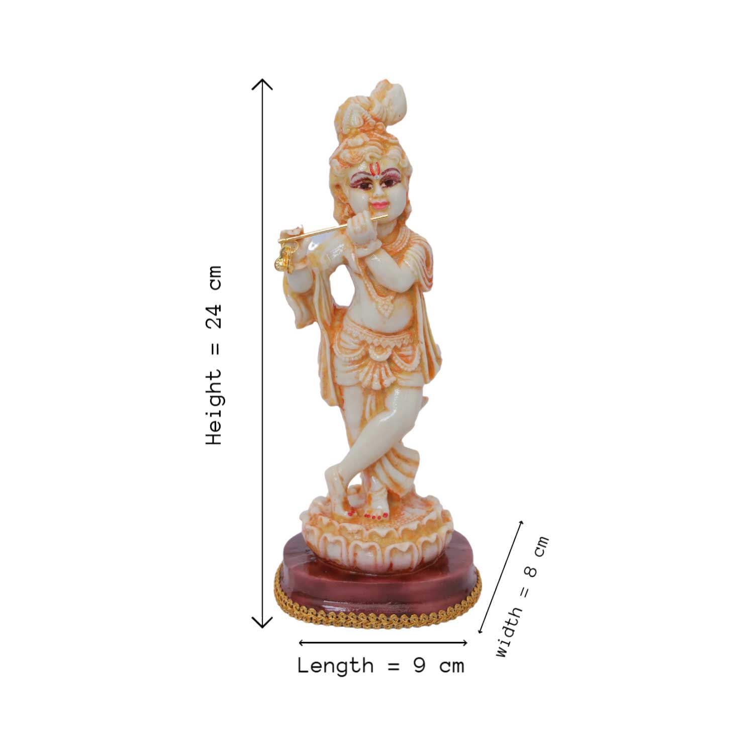 Lord Krishna Small Statue - Image 4