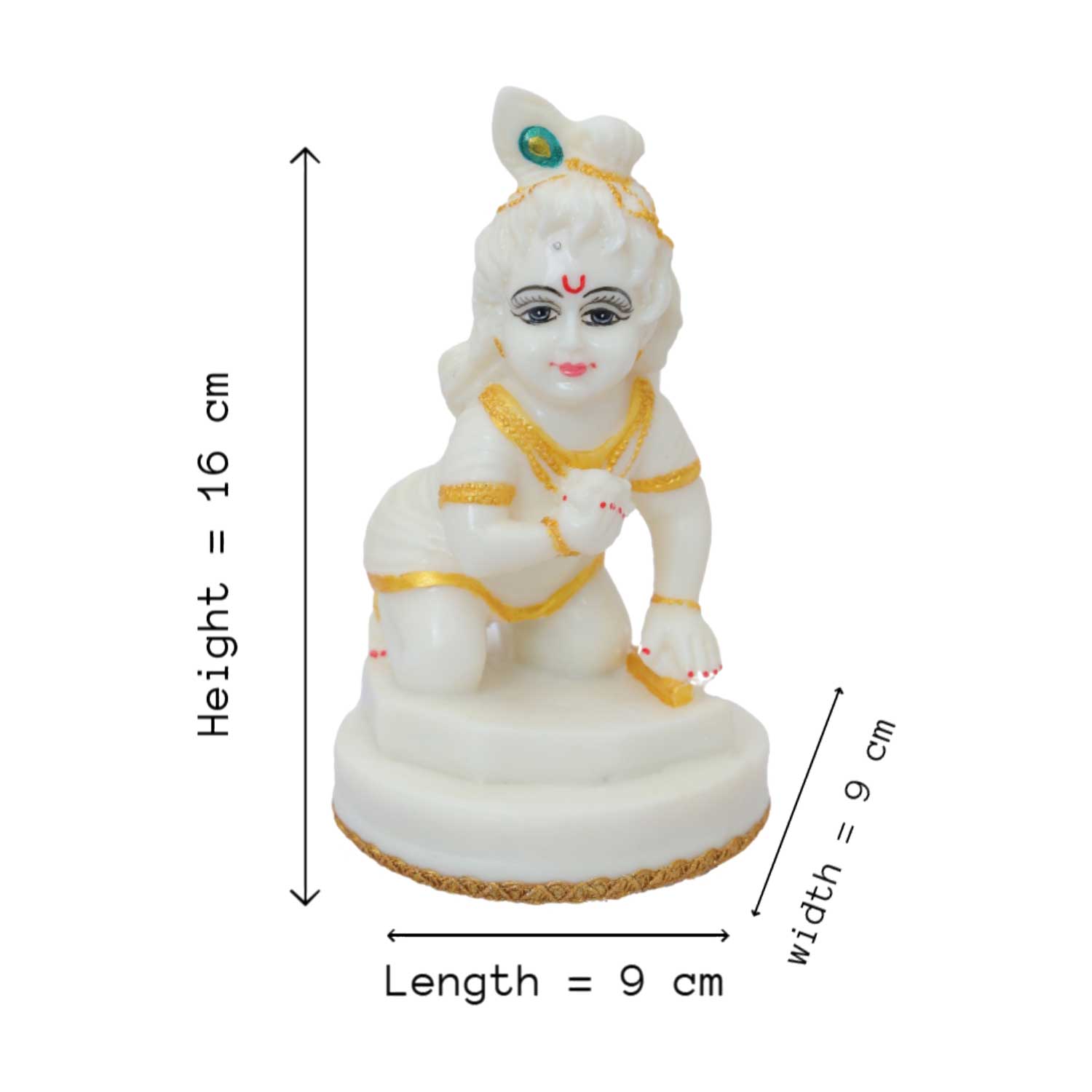 Miniature Krishna Idol - Image 4